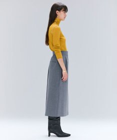 BEIGE， 【洗える・GISELe 10月号掲載】FORD / ウール配色メローハイネックカットソー