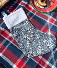 WEGO クリスマスキラキラくつした