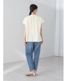 earth music&ecology タックデザインブラウス