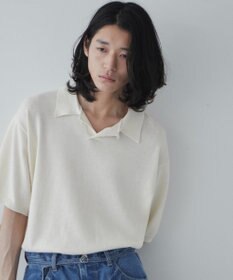 WEGO 【ユニセックス着用ITEM】スキッパーニットポロ