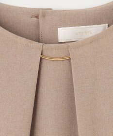 ANY SIS 【WEB・一部店舗限定】リネンライクポリエステル ワンピース