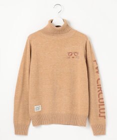 PW CIRCULUS 【WOMEN】LEOPARD ジャガードタートルニット