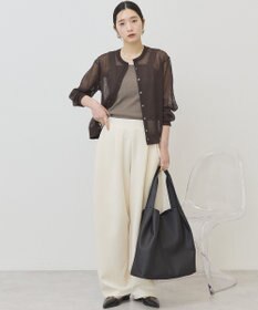 AMERICAN HOLIC シアーリブニットカーディガン