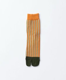 TRICOTE STRIPE TABI SOCKS／ストライプタビソックス
