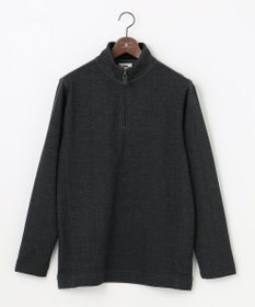 JOSEPH ABBOUD 【オーガニックコットン】ヴィンテージインレー ハイネックZIP