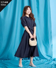 Tiaclasse 【洗える】シャツワンピース