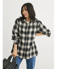 Green Parks ネルチェックシャツ