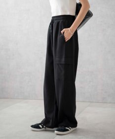 WEGO 【ウエストゴム】スウェットカーゴパンツ