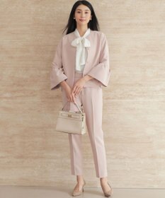 組曲 S 【KUMIKYOKU NAVY】コンフォータブルドレープ フレアスリーブジャケット