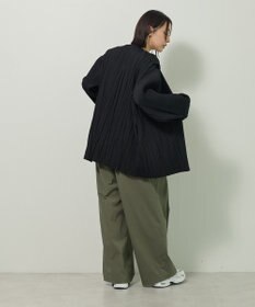 Green Parks ・ＥＬＥＮＣＡＲＥ　ＤＵＥ　プリーツノーカラージャケッ