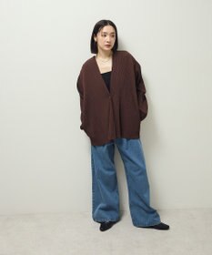 Green Parks ・ＥＬＥＮＣＡＲＥ　ＤＵＥ　プリーツノーカラージャケッ