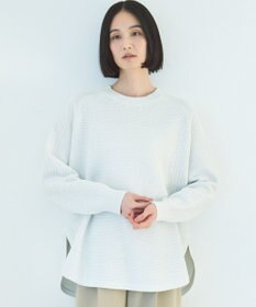 UNFILO ラメリンクス ラウンドテールニット