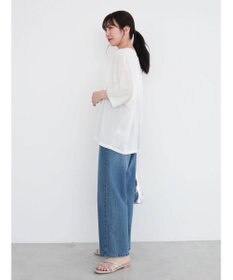 Green Parks よくばり　半袖カットドルマンカーディガン