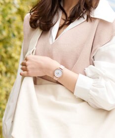 CITIZEN 【少し大きめ30mm】カジュアルファッションにあわせやすいシンプルなデザイン ソーラーテック電波時計