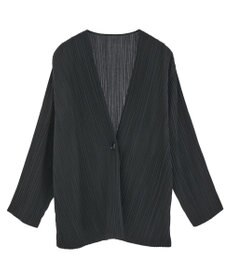 Green Parks ・ＥＬＥＮＣＡＲＥ　ＤＵＥ　プリーツノーカラージャケッ