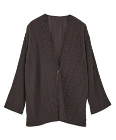 Green Parks ・ＥＬＥＮＣＡＲＥ　ＤＵＥ　プリーツノーカラージャケッ