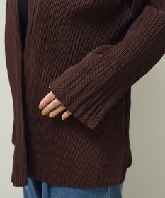 Green Parks ・ＥＬＥＮＣＡＲＥ　ＤＵＥ　プリーツノーカラージャケッ