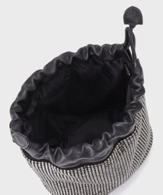 GRACE CONTINENTAL ラインストーンミニバッグ