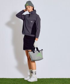 PW CIRCULUS 今が旬トップス！【ドライな肌触り / UV遮蔽率98.9% UVカット / ストレッチ】【WOMEN】ワッフルハーフジップ  ゴルフウェア レディース