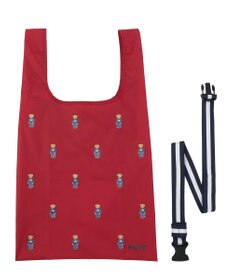 MOONBAT POLO RALPH LAUREN ベルト付きレインバッグ ポロベア総柄／撥水 透湿