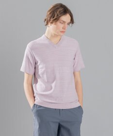 JOSEPH HOMME シャイニースラブブークレ　ニットＴシャツ