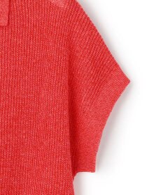 23区 【先行予約】ピュアリネン ハーフスリーブ ポロニット