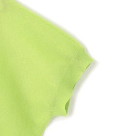 BEIGE， 【洗える・Oggi 7月号掲載】LUPINUS / リネン混半袖プルオーバーギャザーニット