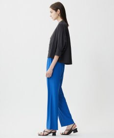 ICB L 【接触冷感・UVカット・洗える】ヴィンテージスパンブロード バンドカラーシャツ