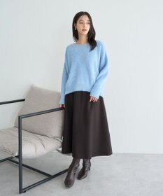 YECCA VECCA ラメシャギードルマンニット