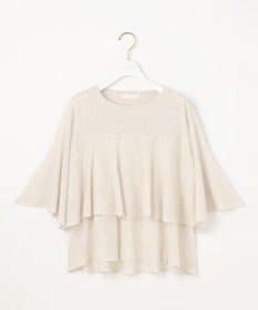 ANY SIS 【洗える】フリルシアー ニット