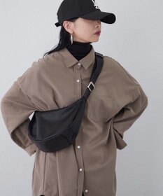 russet ナイロンラウンドショルダーバッグ (CE-1327-WEB)