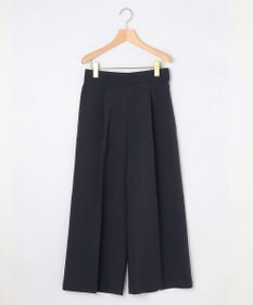 組曲 【美シルエット・ストレッチ・シワになりにくい】オシャクロス ガウチョパンツ