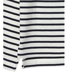 earth music&ecology レースボーダーカットソープルオーバー