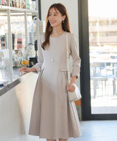 Tiaclasse 【洗える】サイドフラップワンピース