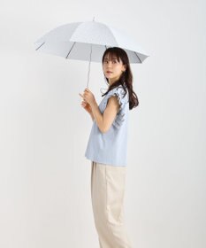 MOONBAT Fuwacool(フワクール) フワクールホワイト 晴雨兼用日傘 折りたたみ傘 ランダムドット 軽量 一級遮光／遮熱／UV