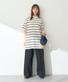 earth music&ecology タックホックデニムパンツ