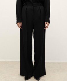 NAVE 【ReNAVE】ウォッシャブルツイル ワイドタックパンツ