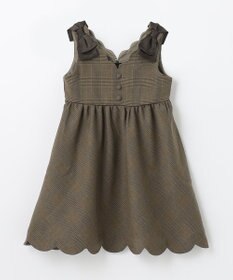 ANY KIDS チェックジャンパースカート