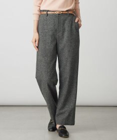 J.PRESS LADIES シルクネップツイード スレート パンツ