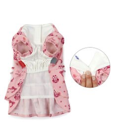 PET PARADISE ディズニー ミニーマウスリボン柄 ワンピース 【小型犬】