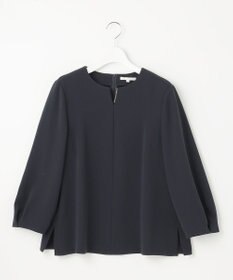 自由区 L 【セットアップ対応・洗える】トリアセダブルクロス ブラウス