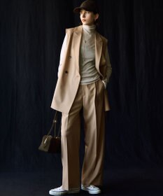 23区 S 【CLASSY.掲載/洗える】スムージーコットン タートルネック ニット