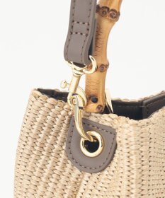 J.PRESS LADIES 【2way】 バンブー カゴ バッグ