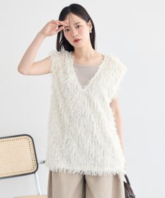 earth music&ecology フェザージャガードベスト