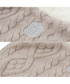 PET PARADISE ペットパラダイス  遠赤外線  寝袋 丸型《アラン柄》 50cm