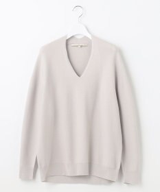 自由区 【洗える】コットンストレッチホールガーメント プルオーバーニット