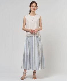 J.PRESS LADIES 【レイヤードスタイルに】コットンスムース ノースリーブ カットソー