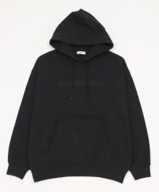 WEGO 【ユニセックス着用ITEM】エンボスステッチロゴプルパーカー