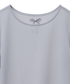 earth music&ecology リボンプリントシアープルオーバー