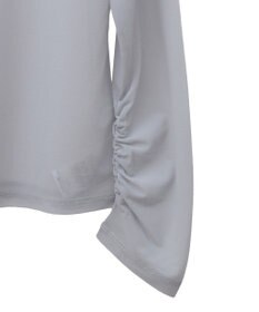 earth music&ecology リボンプリントシアープルオーバー